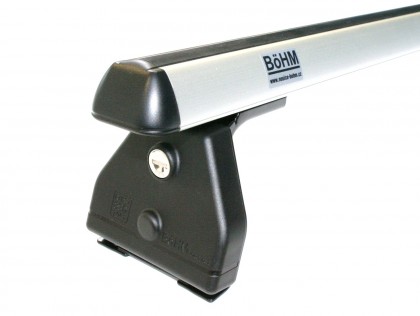 Náhled produktu - Střešní nosič BöHM systém P ALU s podložkou - 3 tyče