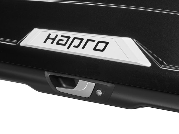 Náhled produktu - Střešní box Hapro Trivor 640 Supermatt Anthracite
