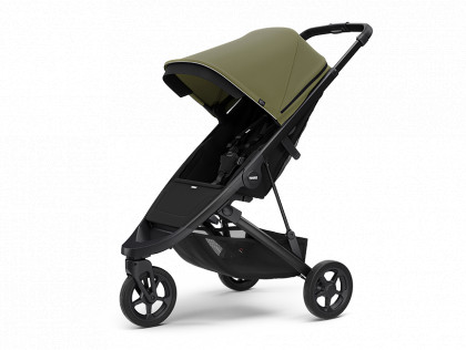 Kočárek Thule Spring Black / Olive 2023 + DOPRAVA ZDARMA