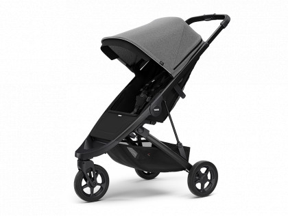 Kočárek Thule Spring Black / Grey Melange 2023 + DOPRAVA ZDARMA
