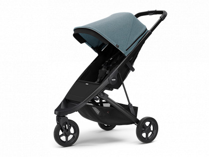 Kočárek Thule Spring Black / Teal Melange 2023 + DOPRAVA ZDARMA