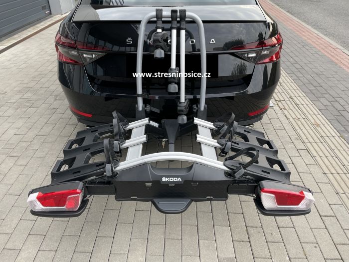 Náhled produktu - Škoda nosič jízdních kol na tažné zařízení pro 3 kola (originál)