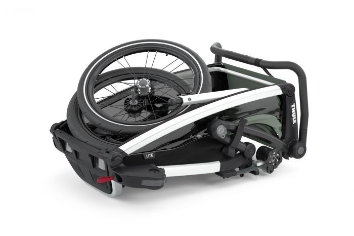 Náhled produktu - Thule Chariot Lite 1 Agave + bike set + kočárkový set + běžecký set