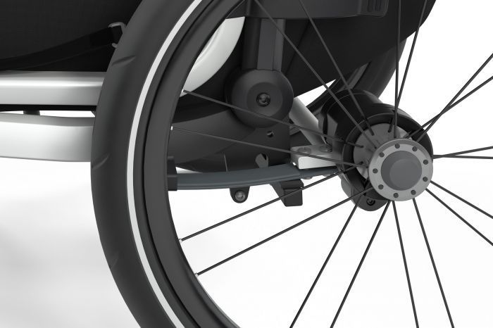Náhled produktu - Thule Chariot Sport 1 Midnight Black + bike set + kočárkový set + běžecký set
