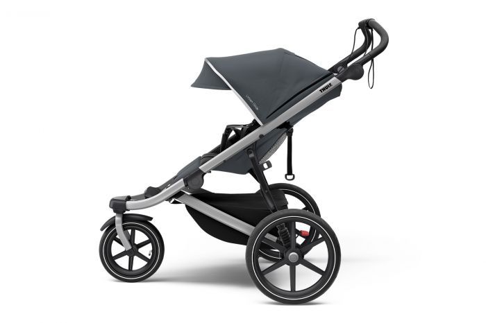 Náhled produktu - Thule Urban Glide 2 Dark Shadow + pláštěnka+ochranná síť+madlo+korbička+pláštěnka na korbičku