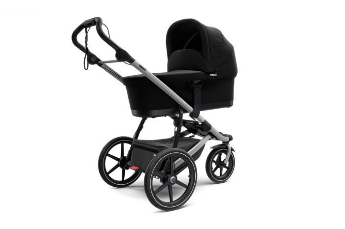 Náhled produktu - Thule Urban Glide 2 Dark Shadow + pláštěnka+ochranná síť+madlo+korbička+pláštěnka na korbičku