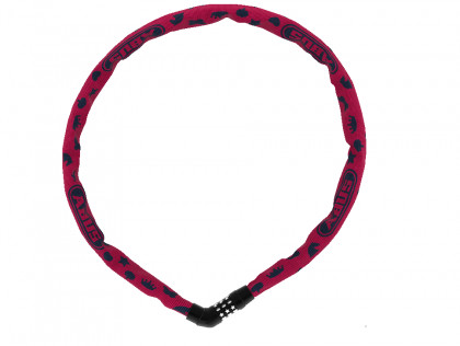 Lankový zámek ABUS 4804C/75 pink SYMBOLS Steel-O-Chain