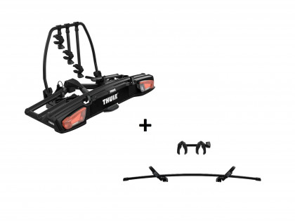 Náhled produktu - Thule VeloSpace XT 939 BLACK + adaptér 938-1 pro 4 kola