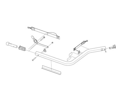 Hitch Arm Assembly - Thule Chariot Sport/Cross/Lite/Cab (2017-X)