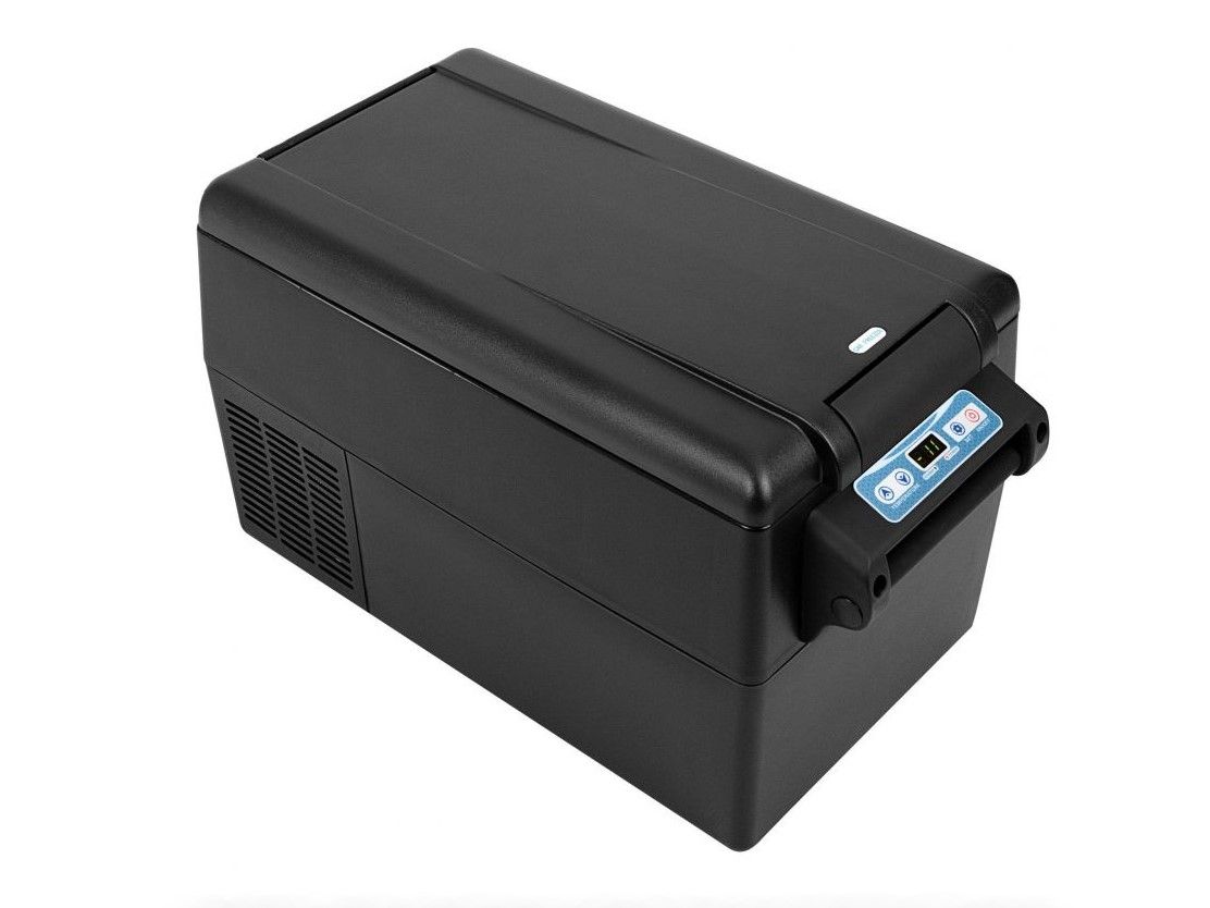 Náhled produktu - Autochladnička / mraznička / lednice kompresorová / chladící box do auta Aroso 12V/24V/230V 32l -20°