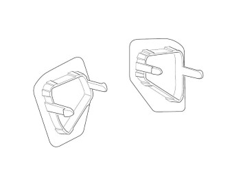 Thule End Cap Kit 55003