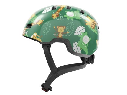 helma ABUS Skurb Kid green jungle - S