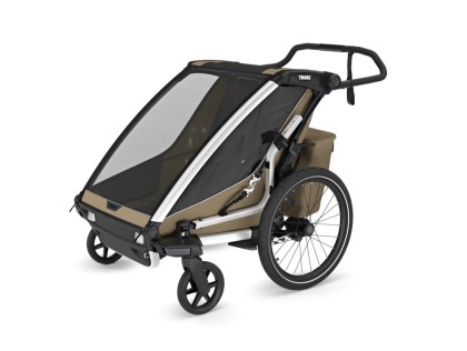 Thule Chariot Cross 2 DOUBLE Faded Khaki + DOPRAVA ZDARMA