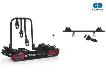 Nosič 4 kol na tažné Atera Strada Sport BLACK 3+1 + DOPRAVA ZDARMA