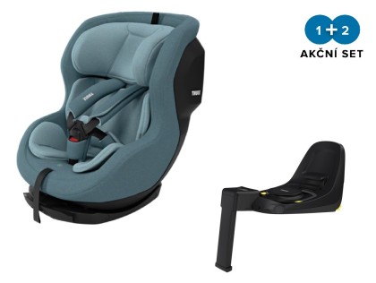 Autosedačka Thule Maple - Mid Blue + základna ISOFIX Thule Alfi