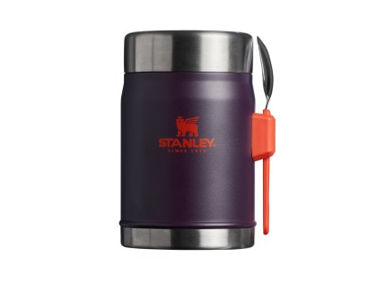 STANLEY termoska jídelní 400 ml se lžící/vidličkou Plum
