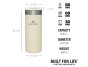 STANLEY Termohrnek AeroLight Transit 470 ml Cream Metallic