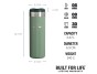 STANLEY Termohrnek AeroLight Transit 470 ml Hammertone Green