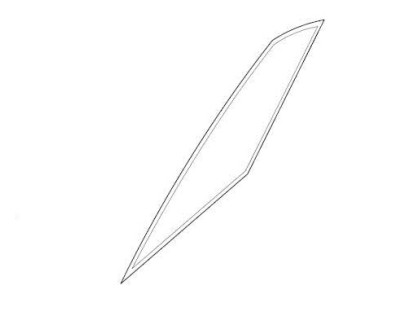 Thule Chariot Sport 2 - Zip-off window left 55185