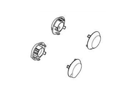 Thule Chariot 2 - End cap hinge set 55212