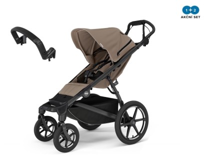 Náhled produktu - Thule Urban Glide 4 Wheel Tinted Taupe + madlo