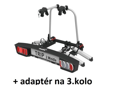 Nosič kol na tažné Hakr Trip Middle 2+1 adaptér pro 3. kolo + DOPRAVA ZDARMA