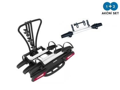 Nosič kol na tažné zařízení Yakima JustClick EVO 3 + adaptér na 4.kolo + DOPRAVA ZDARMA