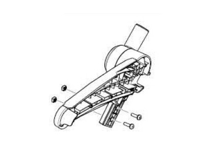 Upper bracket right - Thule Chariot 2 55265