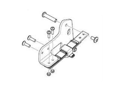 Suspension assembly left - Thule Chariot 2 55255