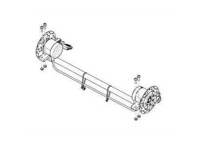 Axle rear disc brake - single - Thule Chariot Sport 2 55267