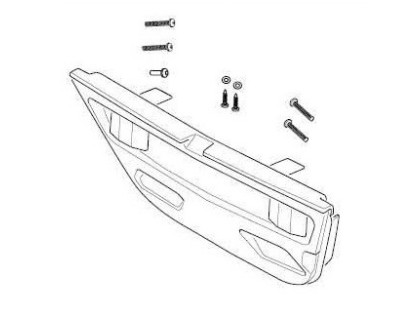 Plate footwell - single - Thule Chariot 2 55272