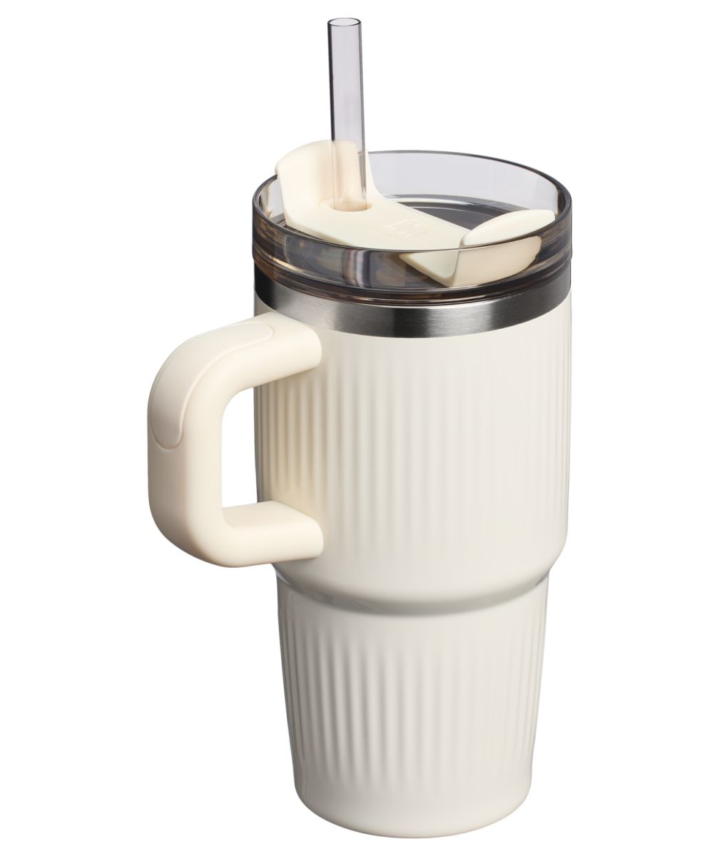 Náhled produktu - STANLEY The Quencher/Cup H2.0 Fluted Tumbler 600 ml/20oz Cream Gloss