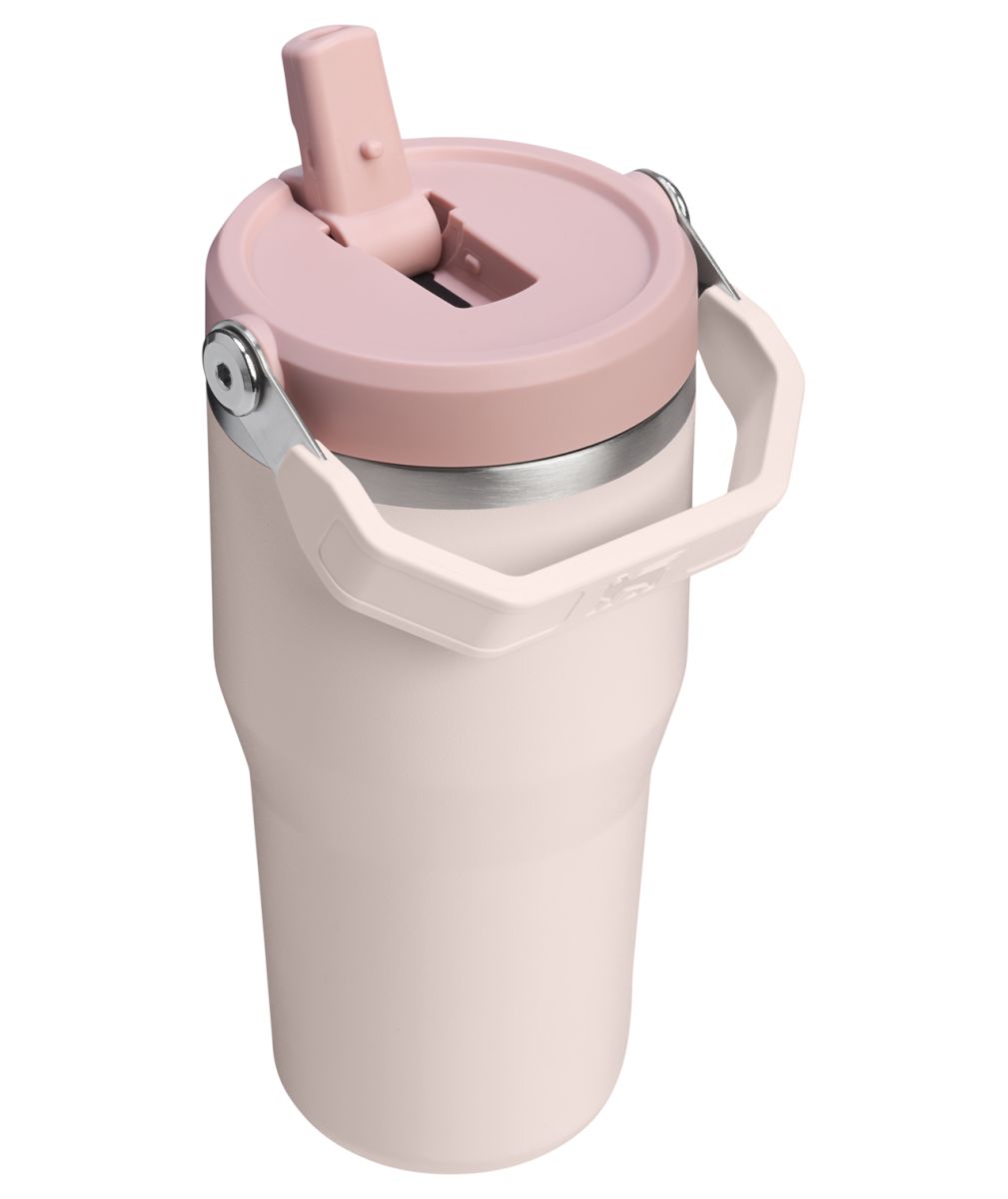 Náhled produktu - STANLEY Termoláhev s integrovanou slámkou The IceFlow™ Flip Straw 2.0 Tumbler 600 ml/20oz Rose Quart