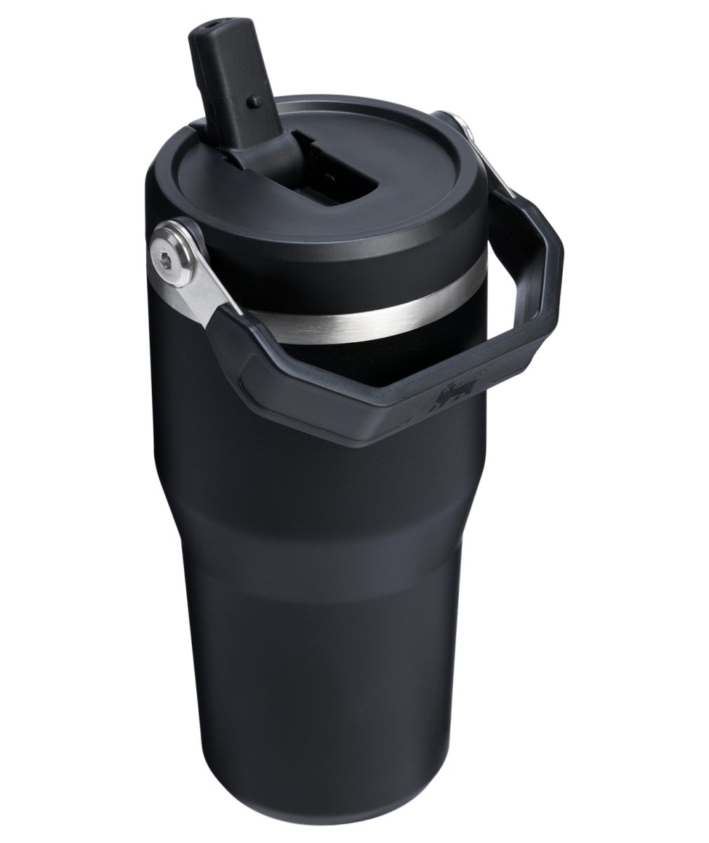 Náhled produktu - STANLEY Termoláhev s integrovanou slámkou The IceFlow™ Flip Straw 2.0 Tumbler 600 ml/20oz Black 2.0