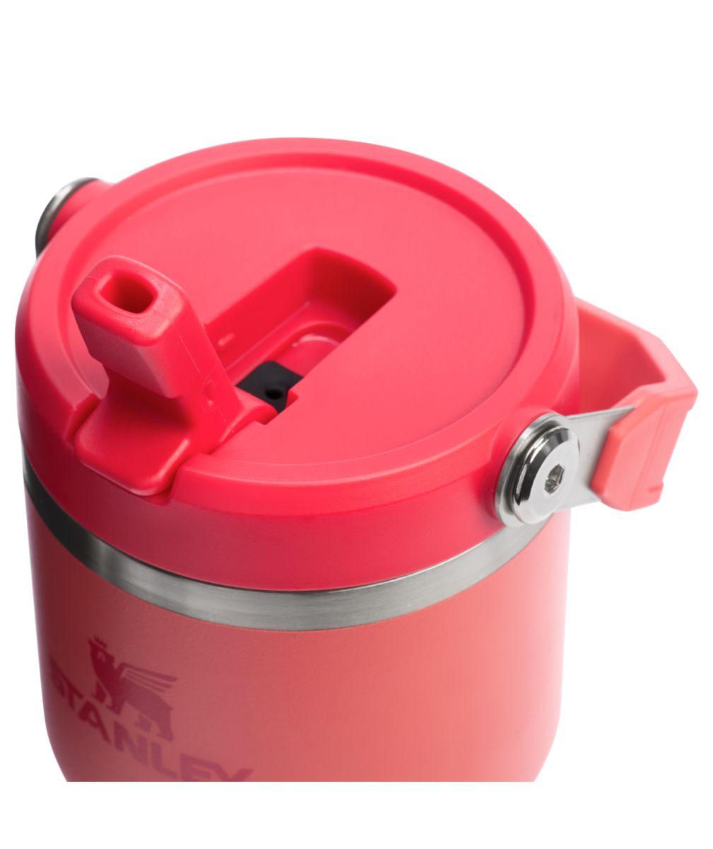 Náhled produktu - STANLEY Termoláhev s integrovanou slámkou The IceFlow™ Flip Straw 2.0 Tumbler 600 ml/20oz Hot Coral
