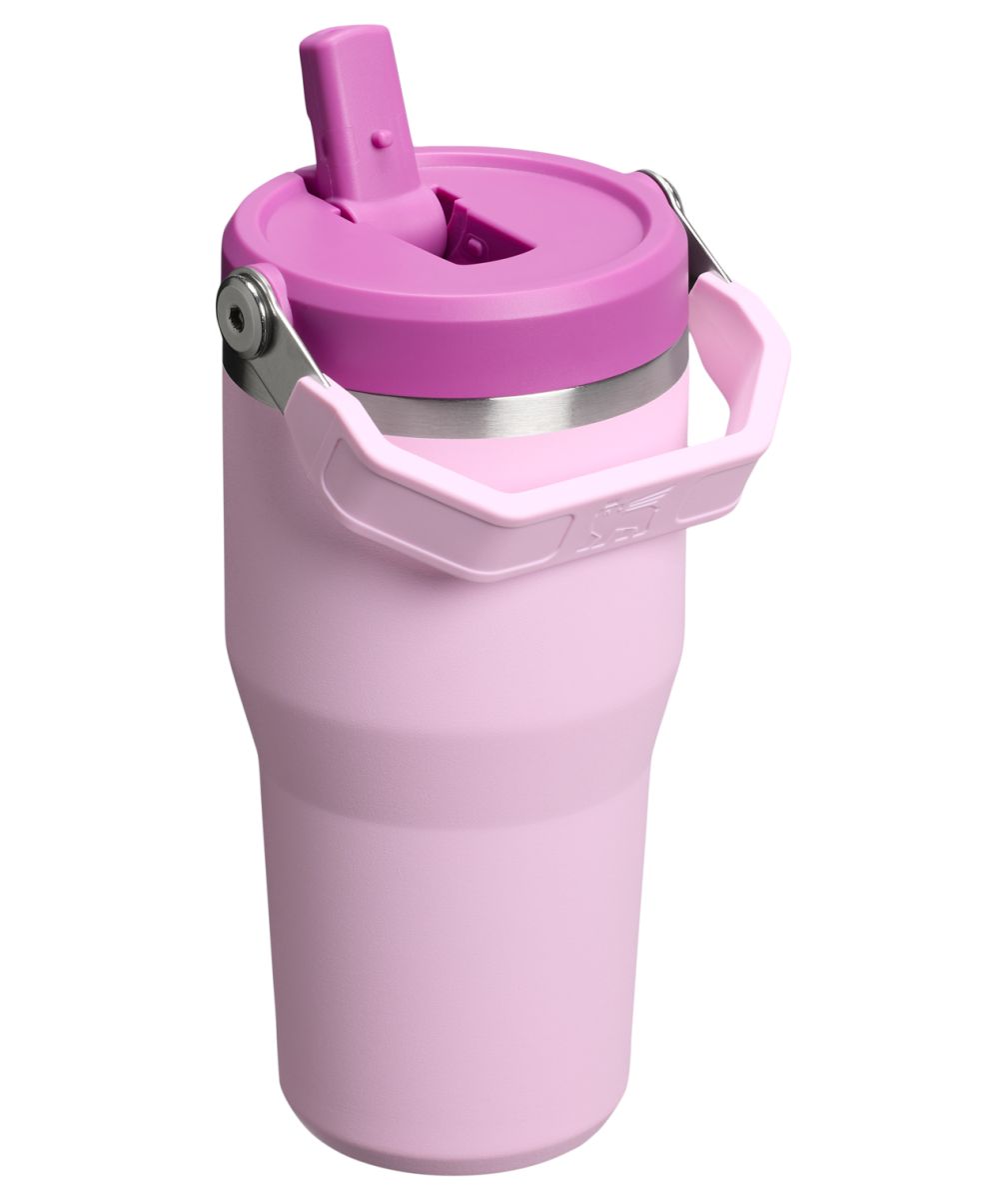 Náhled produktu - STANLEY Termoláhev s integrovanou slámkou The IceFlow™ Flip Straw 2.0 Tumbler 600 ml/20oz Cherry Blo