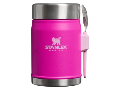 STANLEY Termoska jídelní se lžící/vidličkou The Legendary Classic Food Jar 400 ml/14oz Violet Blosso