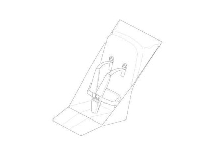 Náhled produktu - Thule UG 3 Seat with 5-point buckle - single - mist green 55652