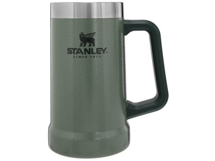 STANLEY Korbel na pivo The Big Grip Beer Stein 700 ml/24oz Hammertone Green