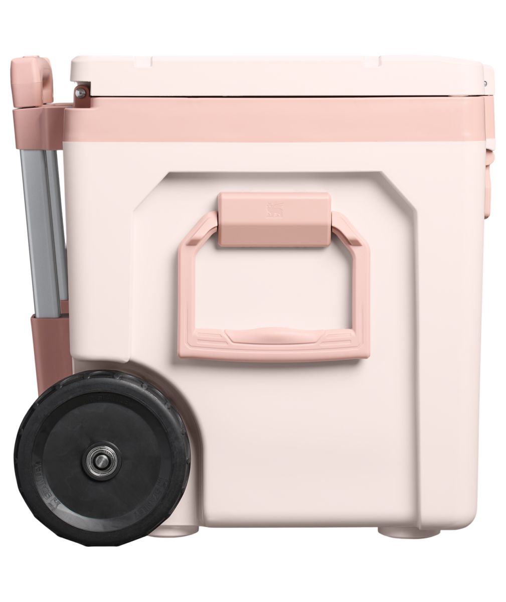 Náhled produktu - STANLEY Pasivní chladící box The Easy-Carry Outdoor Wheeled Cooler 50QT Rose Quartz