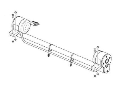 Thule Chariot Cross 2 - Axle rear - single 55269