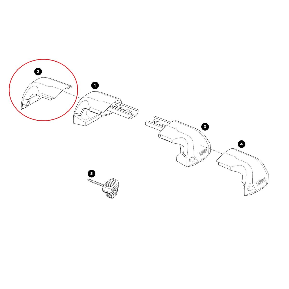 Náhled produktu - Thule Edge Fixpoint - Front Cover Left 54735