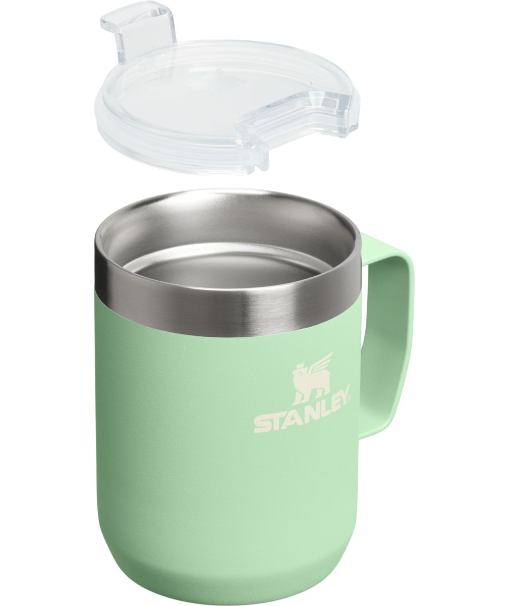 Mug Stanley Classic Stay-Hot Camp - 230 Ml, Quartz Rose - Isotherme, Acier Inoxydable, Poignée - Pour Randonnée, Vélo