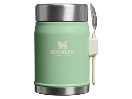 STANLEY Termoska jídelní se lžící/vidličkou The Legendary Classic Food Jar 400 ml/14oz Pistachio