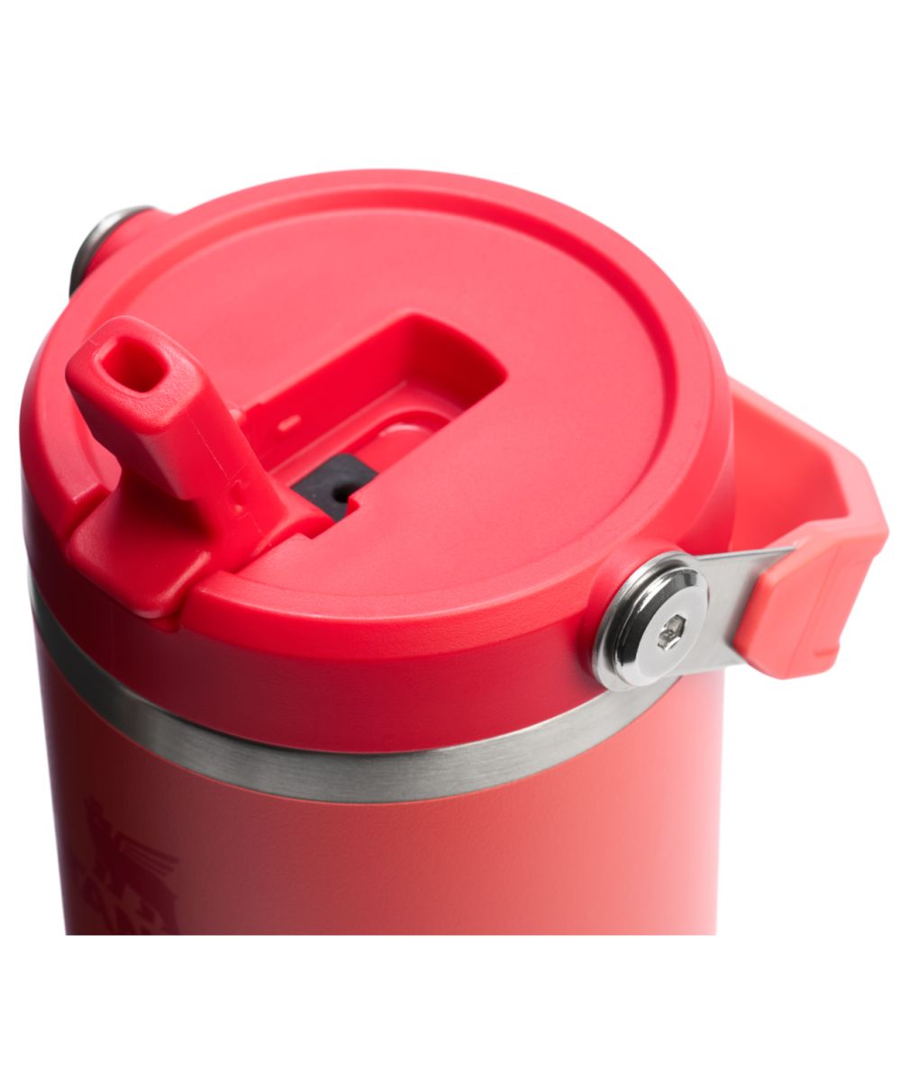 Náhled produktu - STANLEY Termoláhev s integrovanou slámkou The IceFlow™ Flip Straw 2.0 Tumbler 890 ml/30oz Hot Coral