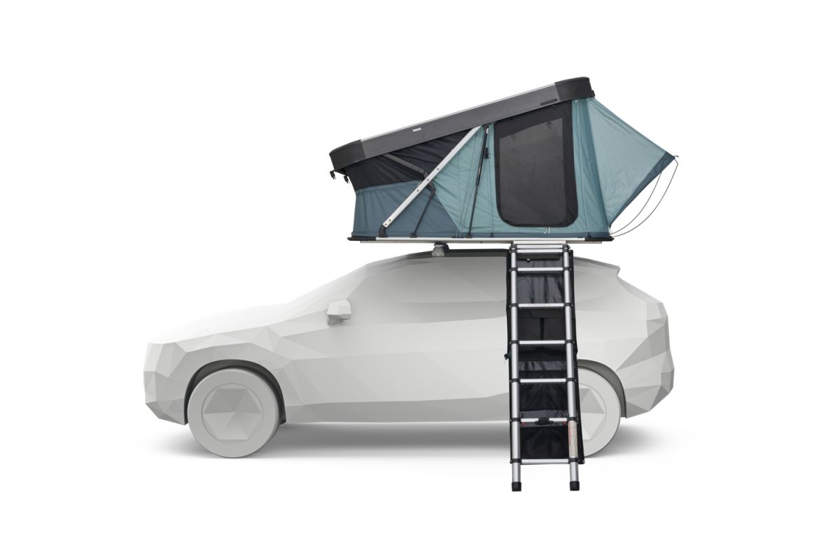 Náhled produktu - Autostan Thule Widesky - skořepinový stan pro 2 osoby, Dark Slate