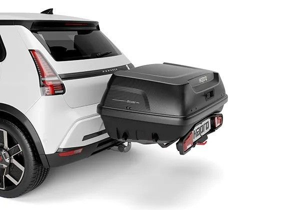 Náhled produktu - Zadní box Hapro Boxer M Hexagon Black +Hapro Boxer platform