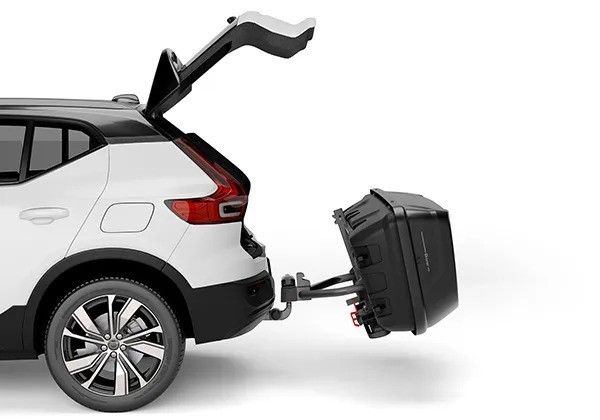 Náhled produktu - Zadní box Hapro Boxer M Hexagon Black +Hapro Boxer platform