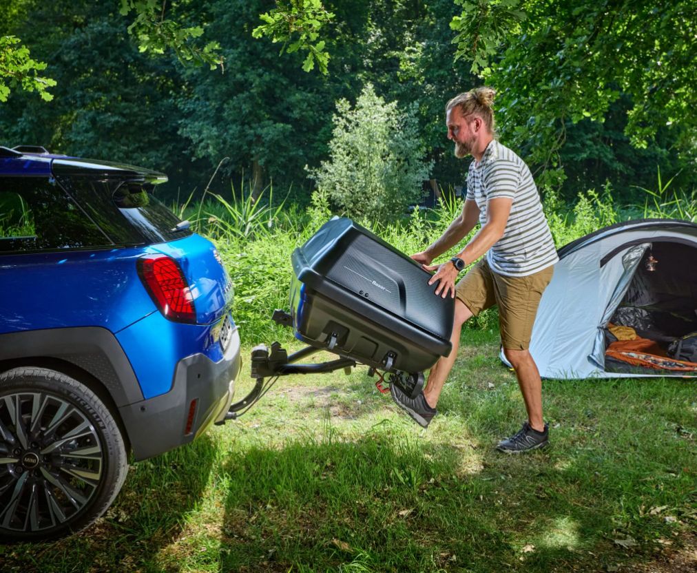 Náhled produktu - Zadní box Hapro Boxer L Hexagon Black +Hapro Boxer platform