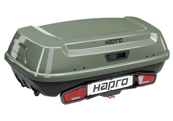 Náhled produktu - Zadní box Hapro Boxer L Sage Green Metalic +Hapro Boxer platform
